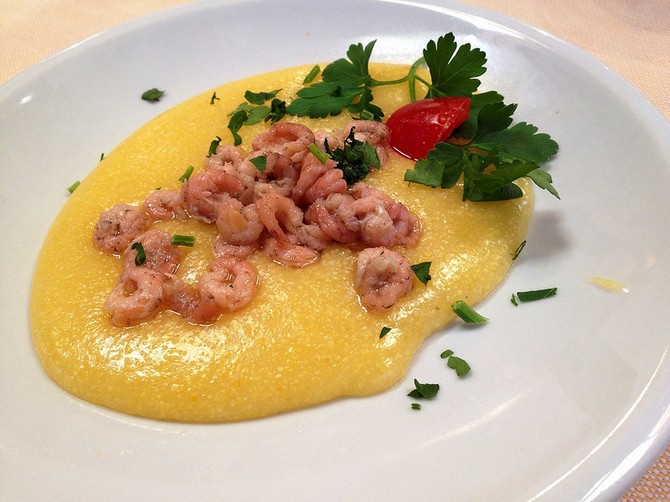 cooking course in Venice, delicious polenta e schie