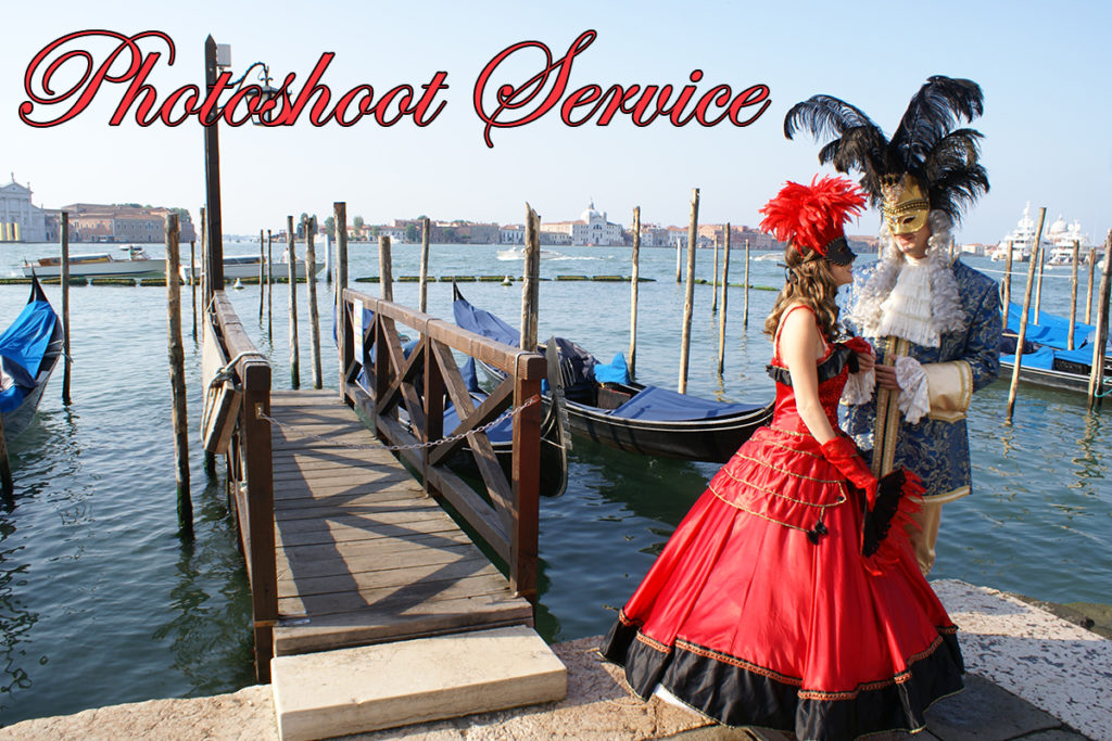 Venice photoshoot historical costumes photo