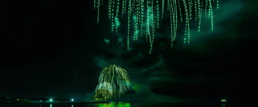 Beach On Fire - fuochi d'artificio sul mare