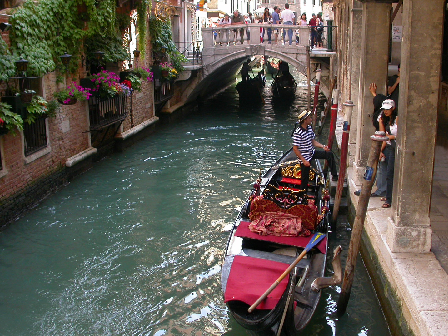 Pasqua a Venezia in gondola