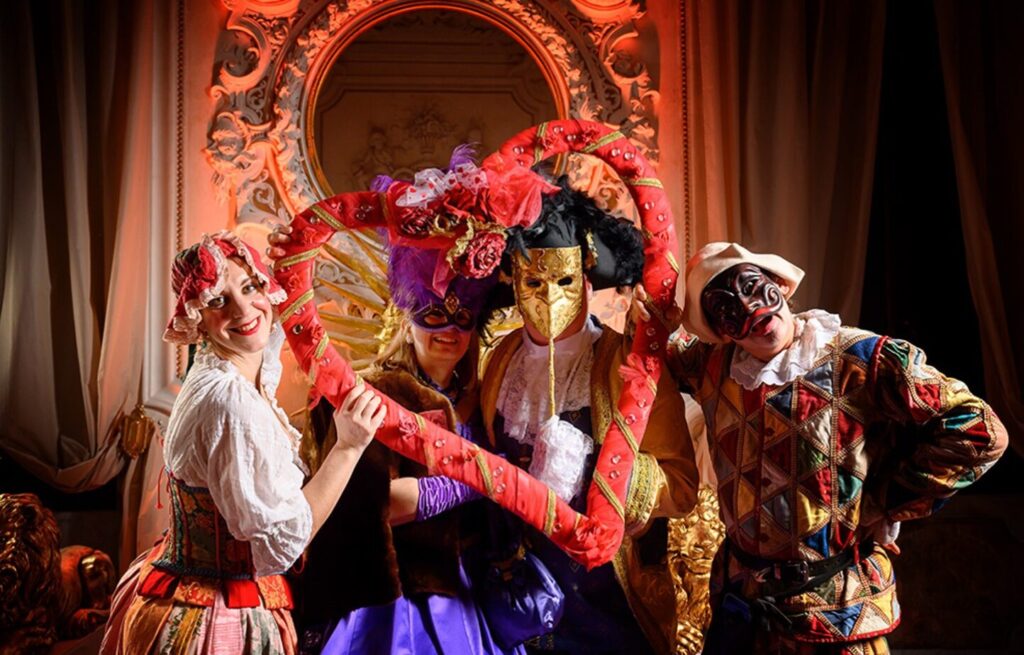 Carnival in Love Grand Ball Venice Commedia ddel'Arte
