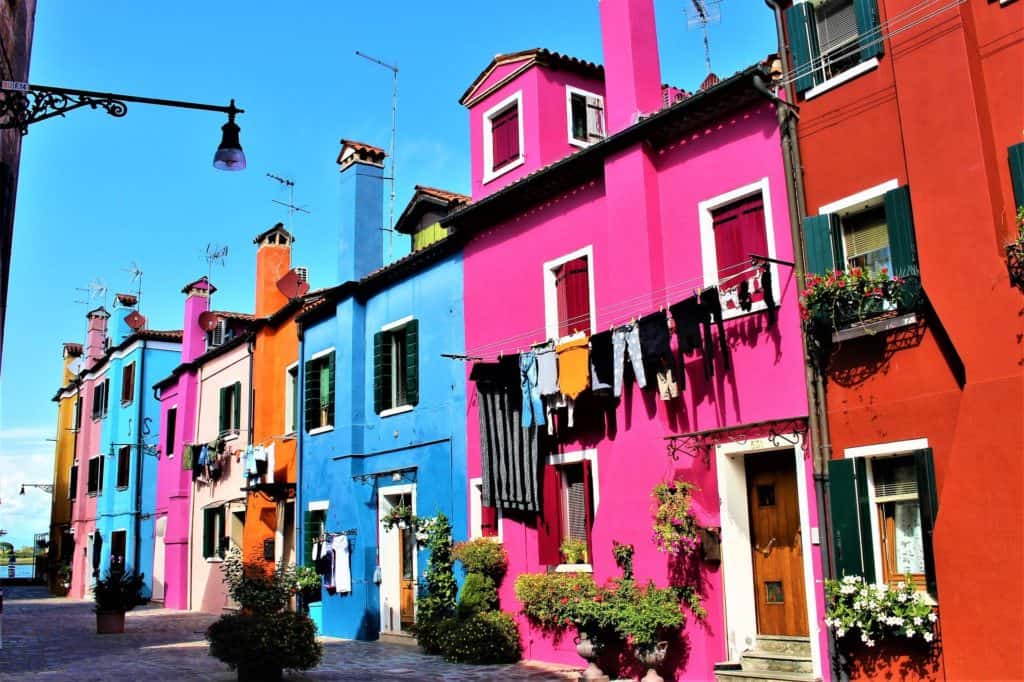 Burano Venice houses vivovenetia