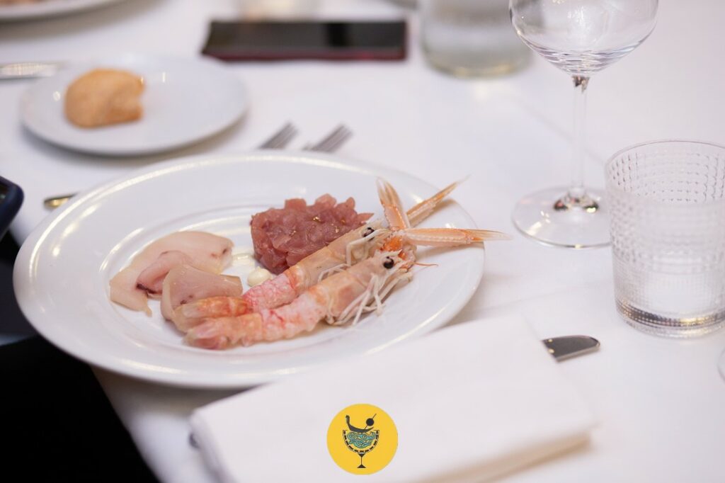 Dinner menu of Don Giovanni Carnival party