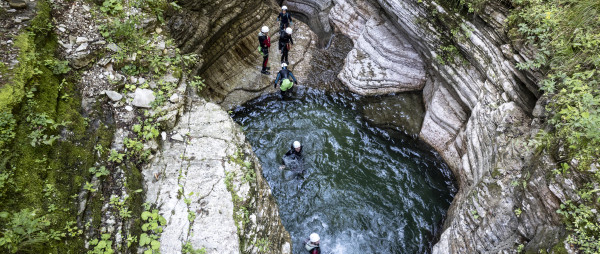 Val Noana Canyoning Veneto. foto CoD