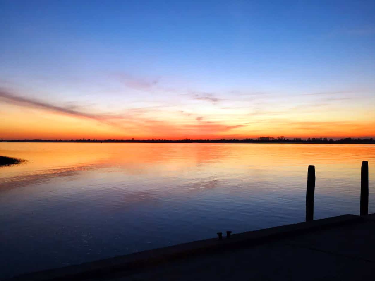 Tramonto aperitivo barca a Vela Venezia