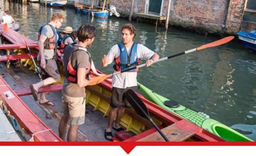 Team building Venezia attività sportiva con VivoVenetia