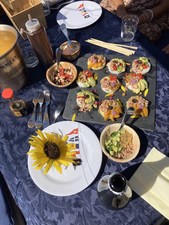 cibo barca vela venezia