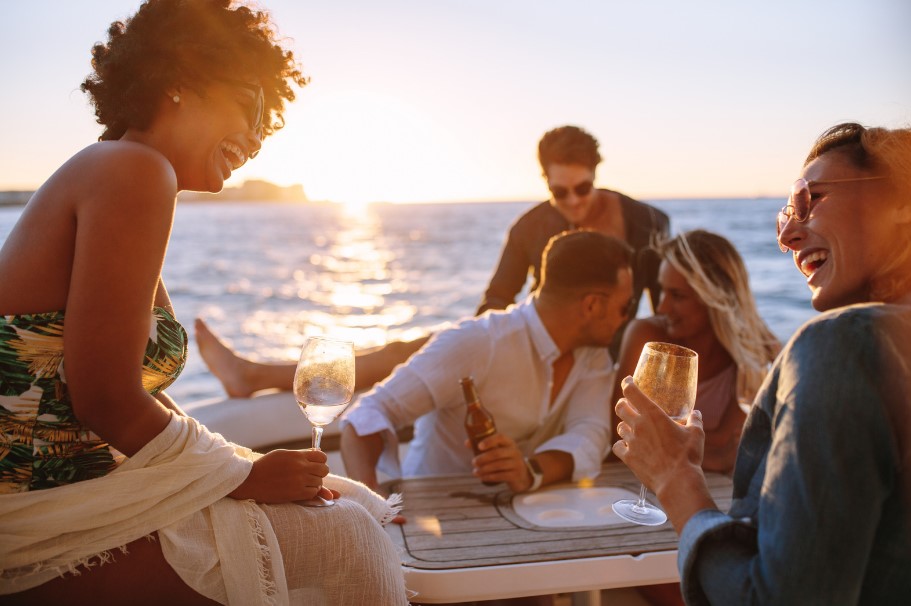 aperitif yacht Venice Italy VivoVenetia