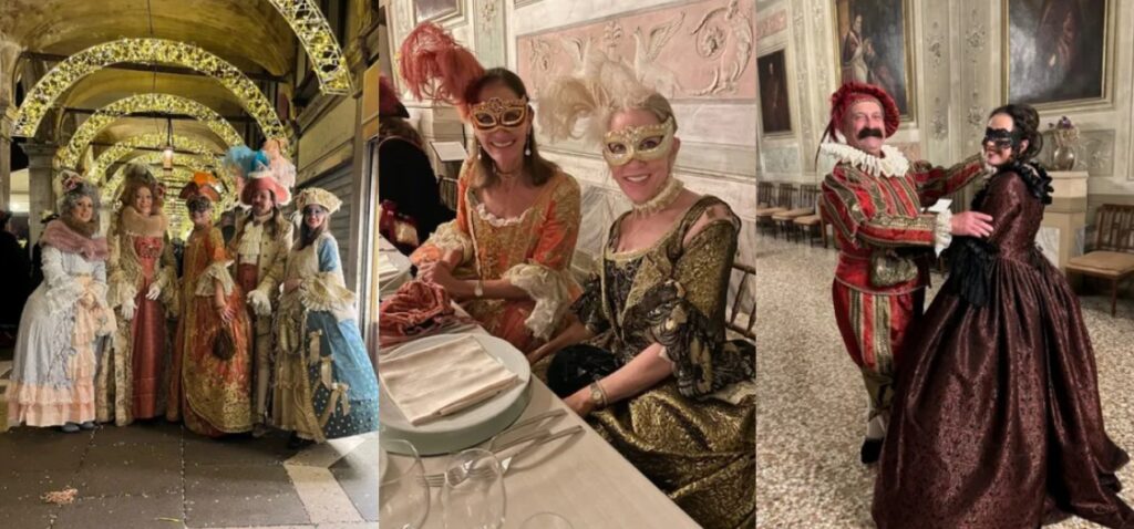 Balli Carnevale Venezia Ballo Dalle Rose collage