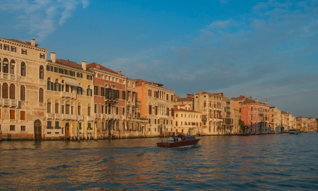 Water taxi Venice Grand Canal