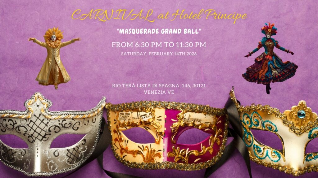 Carnival Masquerade Ball at Hotel Principe in Venice