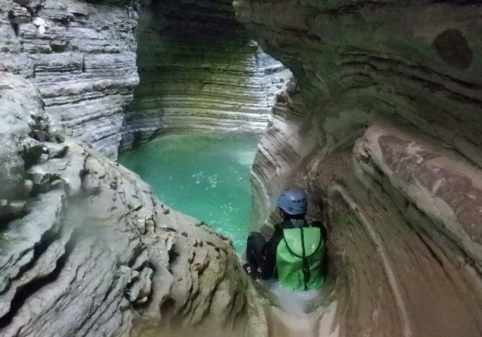 Canyoning Brent de l'art in Veneto