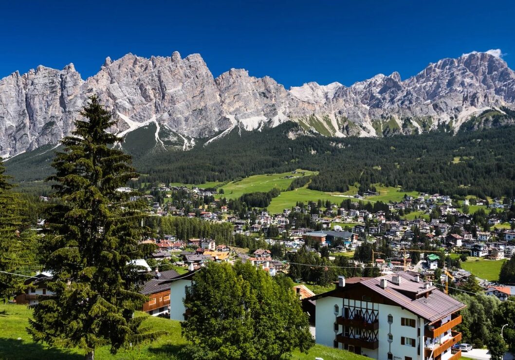 Cortina d'Ampezzo panoramic view