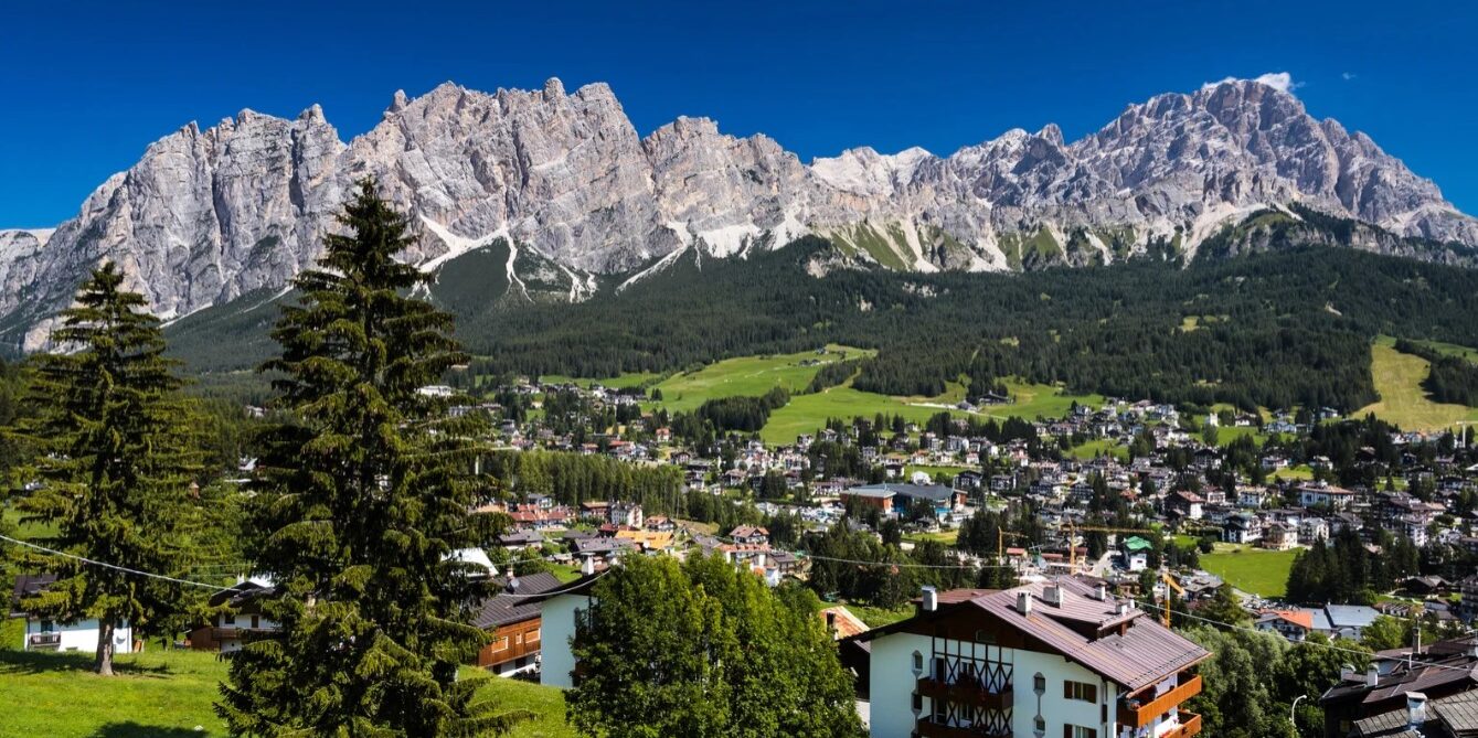 Cortina d'Ampezzo panoramic view