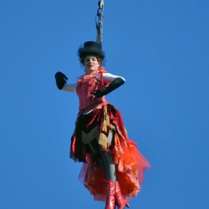 Italy Venice Carnival Flight of the Angel