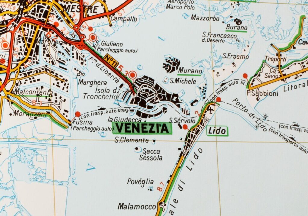 Map Venice Italy VivoVenetia