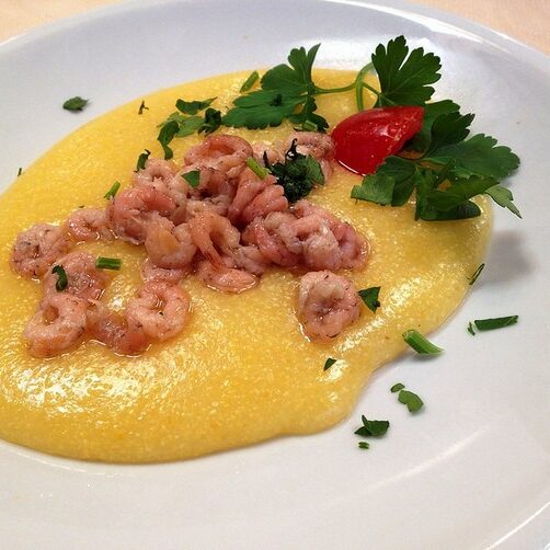 Venetian Cuisine, polenta e schie