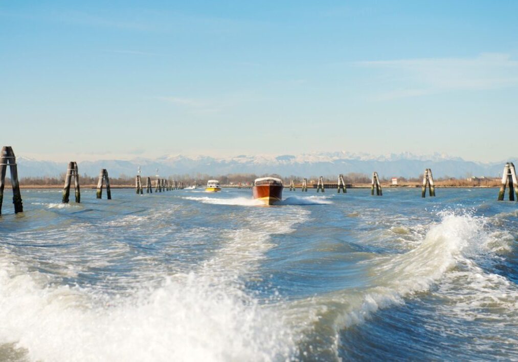 Private water taxi Venice lagoon