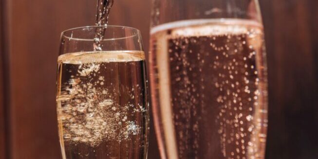 2 verres de prosecco, bateau-taxi Venise