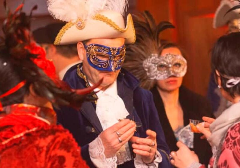 Venice carnival Ball. Казанова