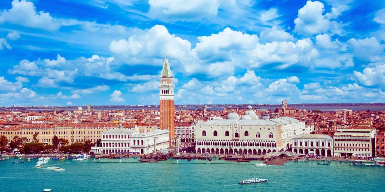Venice view St Mark basin