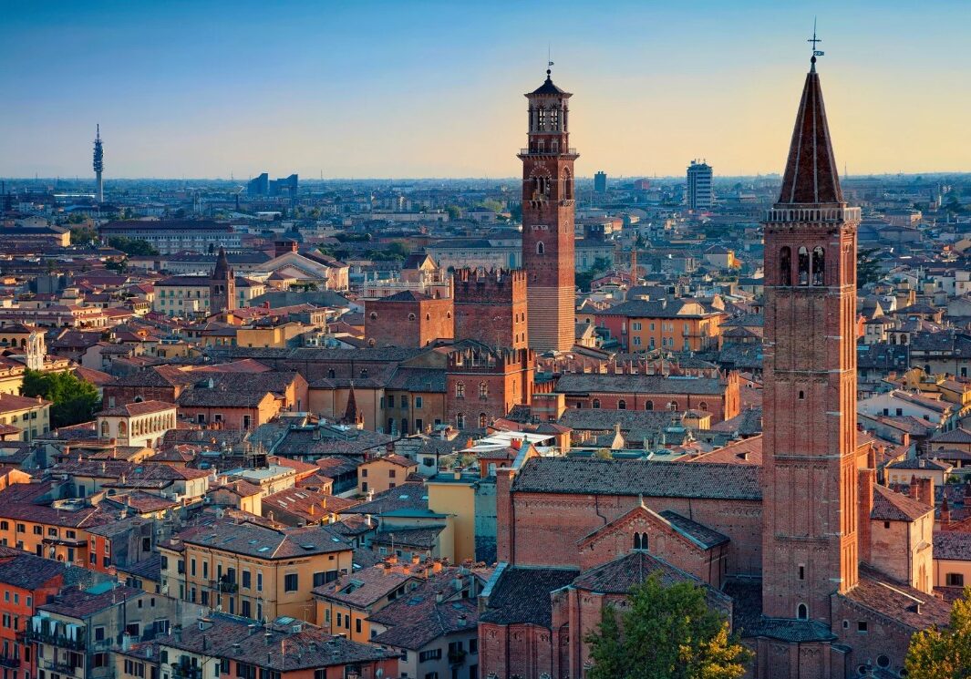 Verona veduta città