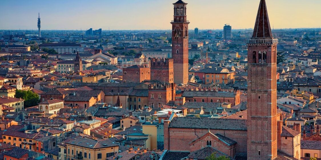 Verona veduta città