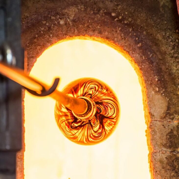 Glass craftsman Murano Venice