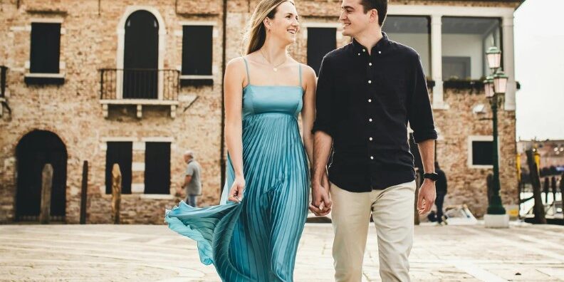 Lune de miel couple Venise